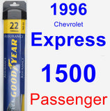 Passenger Wiper Blade for 1996 Chevrolet Express 1500 - Assurance