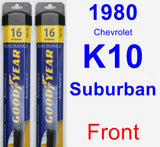 Front Wiper Blade Pack for 1980 Chevrolet K10 Suburban - Assurance