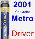 Driver Wiper Blade for 2001 Chevrolet Metro - Assurance