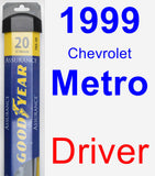 Driver Wiper Blade for 1999 Chevrolet Metro - Assurance