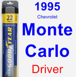 Driver Wiper Blade for 1995 Chevrolet Monte Carlo - Assurance