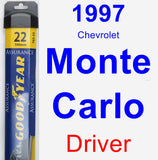 Driver Wiper Blade for 1997 Chevrolet Monte Carlo - Assurance