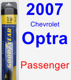 Passenger Wiper Blade for 2007 Chevrolet Optra - Assurance