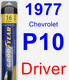 Driver Wiper Blade for 1977 Chevrolet P10 - Assurance