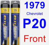 Front Wiper Blade Pack for 1979 Chevrolet P20 - Assurance