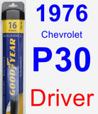 Driver Wiper Blade for 1976 Chevrolet P30 - Assurance