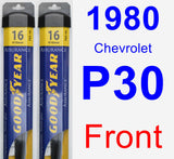 Front Wiper Blade Pack for 1980 Chevrolet P30 - Assurance