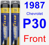 Front Wiper Blade Pack for 1987 Chevrolet P30 - Assurance