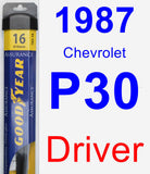 Driver Wiper Blade for 1987 Chevrolet P30 - Assurance