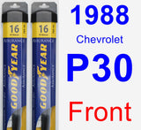 Front Wiper Blade Pack for 1988 Chevrolet P30 - Assurance