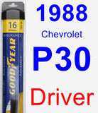 Driver Wiper Blade for 1988 Chevrolet P30 - Assurance