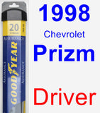 Driver Wiper Blade for 1998 Chevrolet Prizm - Assurance