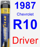 Driver Wiper Blade for 1987 Chevrolet R10 - Assurance