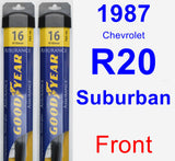 Front Wiper Blade Pack for 1987 Chevrolet R20 Suburban - Assurance