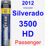 Passenger Wiper Blade for 2012 Chevrolet Silverado 3500 HD - Assurance