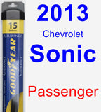 Passenger Wiper Blade for 2013 Chevrolet Sonic - Assurance