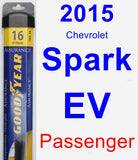 Passenger Wiper Blade for 2015 Chevrolet Spark EV - Assurance