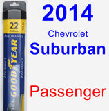 Passenger Wiper Blade for 2014 Chevrolet Suburban - Assurance