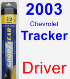 Driver Wiper Blade for 2003 Chevrolet Tracker - Assurance