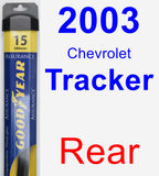Rear Wiper Blade for 2003 Chevrolet Tracker - Assurance