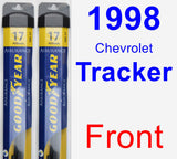 Front Wiper Blade Pack for 1998 Chevrolet Tracker - Assurance