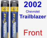 Front Wiper Blade Pack for 2002 Chevrolet Trailblazer - Assurance