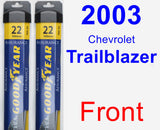 Front Wiper Blade Pack for 2003 Chevrolet Trailblazer - Assurance