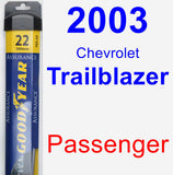 Passenger Wiper Blade for 2003 Chevrolet Trailblazer - Assurance