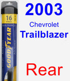 Rear Wiper Blade for 2003 Chevrolet Trailblazer - Assurance