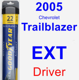 Driver Wiper Blade for 2005 Chevrolet Trailblazer EXT - Assurance