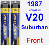 Front Wiper Blade Pack for 1987 Chevrolet V20 Suburban - Assurance