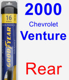 Rear Wiper Blade for 2000 Chevrolet Venture - Assurance