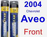 Front Wiper Blade Pack for 2004 Chevrolet Aveo - Assurance