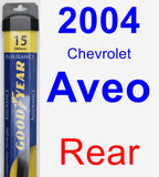 Rear Wiper Blade for 2004 Chevrolet Aveo - Assurance