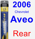 Rear Wiper Blade for 2006 Chevrolet Aveo - Assurance