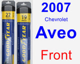 Front Wiper Blade Pack for 2007 Chevrolet Aveo - Assurance