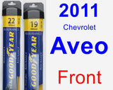 Front Wiper Blade Pack for 2011 Chevrolet Aveo - Assurance