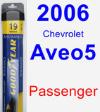Passenger Wiper Blade for 2006 Chevrolet Aveo5 - Assurance