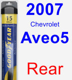 Rear Wiper Blade for 2007 Chevrolet Aveo5 - Assurance