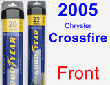 Front Wiper Blade Pack for 2005 Chrysler Crossfire - Assurance