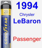 Passenger Wiper Blade for 1994 Chrysler LeBaron - Assurance