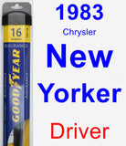 Driver Wiper Blade for 1983 Chrysler New Yorker - Assurance