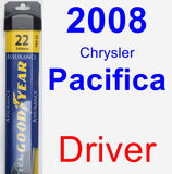 Driver Wiper Blade for 2008 Chrysler Pacifica - Assurance