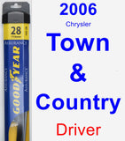 Driver Wiper Blade for 2006 Chrysler Town & Country - Assurance