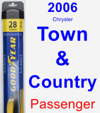 Passenger Wiper Blade for 2006 Chrysler Town & Country - Assurance