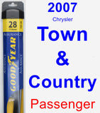 Passenger Wiper Blade for 2007 Chrysler Town & Country - Assurance