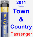 Passenger Wiper Blade for 2011 Chrysler Town & Country - Assurance