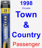 Passenger Wiper Blade for 1998 Chrysler Town & Country - Assurance