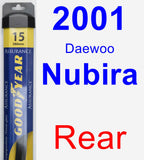 Rear Wiper Blade for 2001 Daewoo Nubira - Assurance