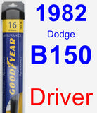 Driver Wiper Blade for 1982 Dodge B150 - Assurance